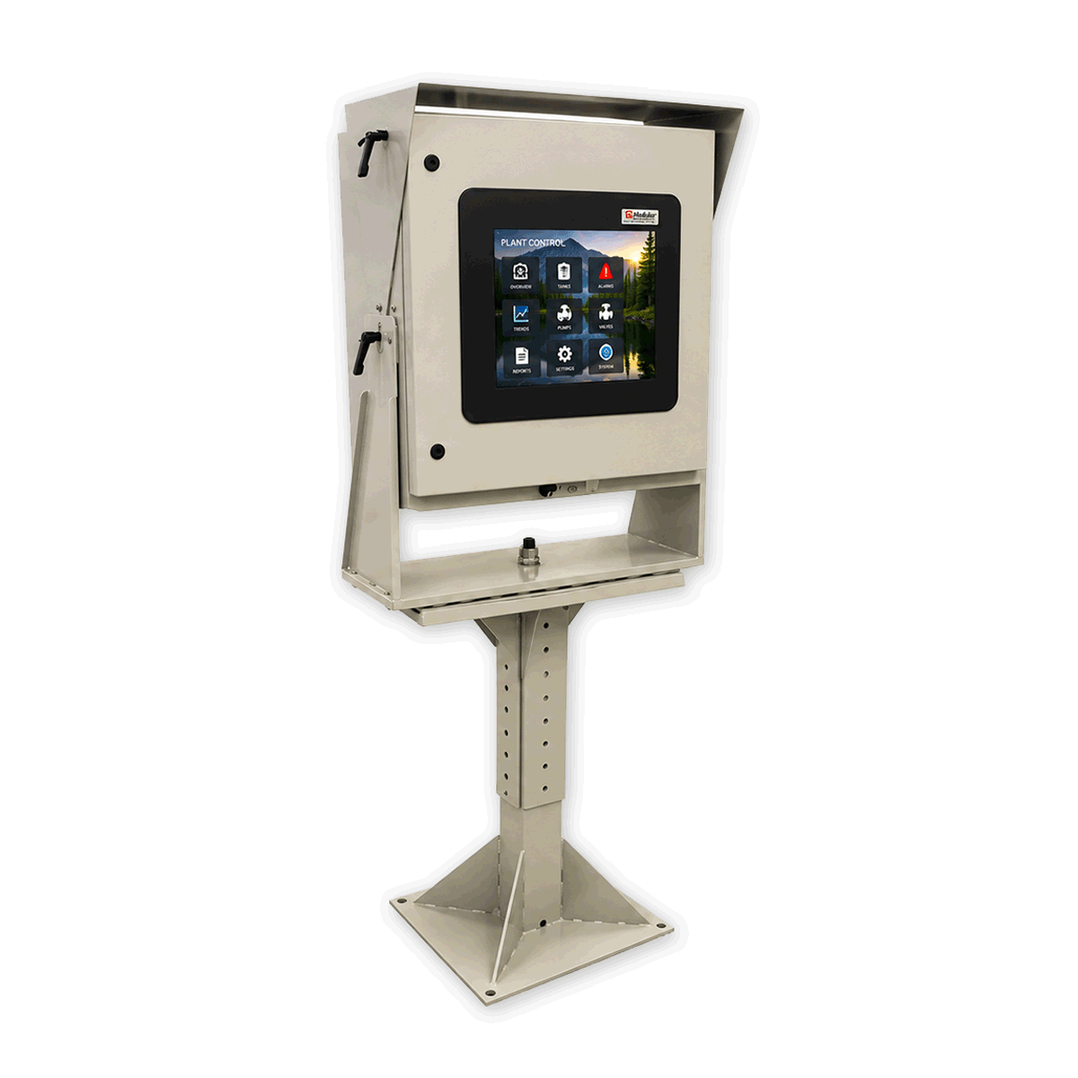 Custom Touchscreen HMI with Adjustable Pedestal